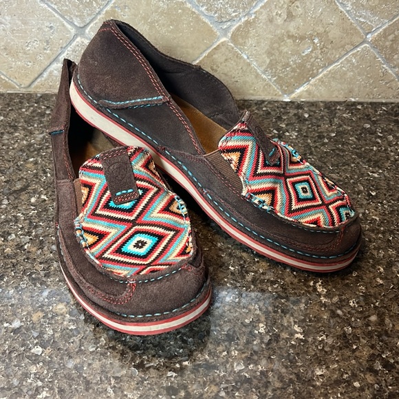 Ariat Aztec print slip on Loafer - Picture 1 of 7